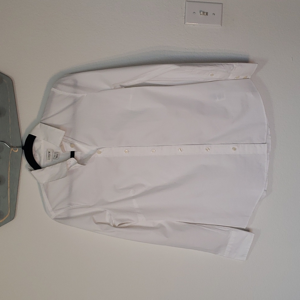 White button down